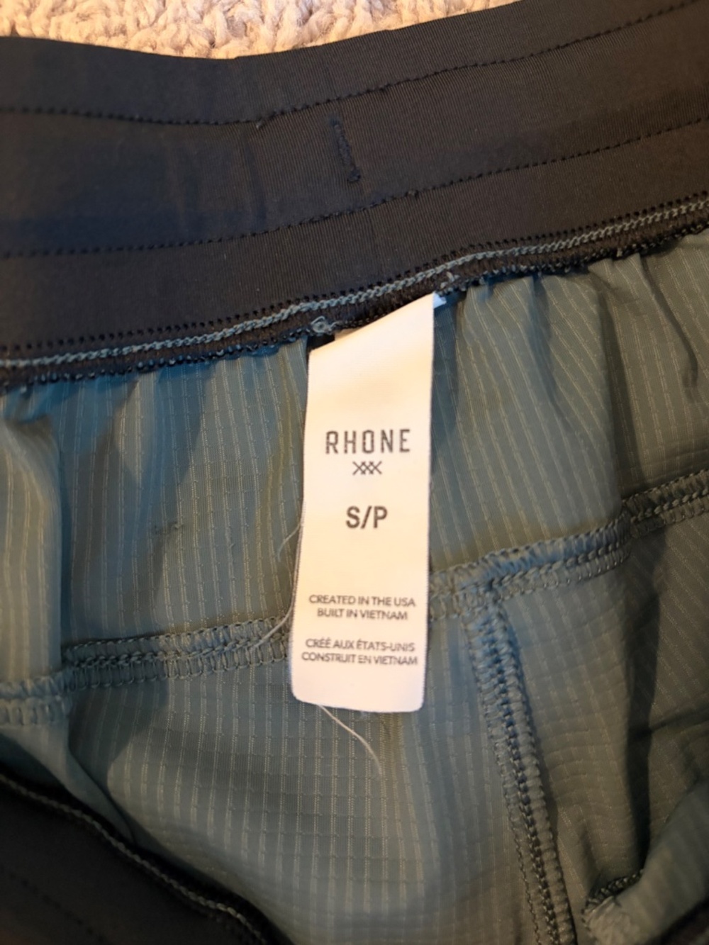 Rhône Invictus Ripstop Short - Unlined - 7" - Green/teal - Picture 2 of 4
